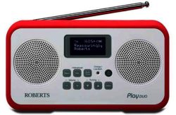 Roberts Radio Play Duo Digital Radio - Red